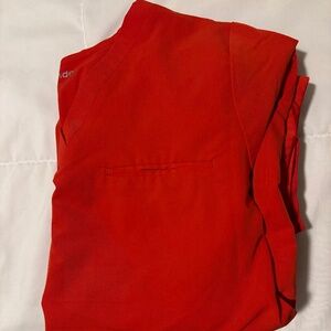 Mandala Scrubs - Poppy Red